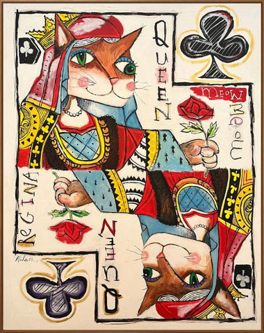 Queen Meow ORIGINAL by Michael Abrams