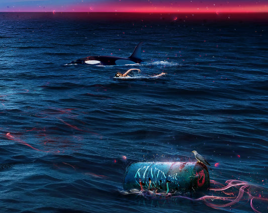 Mark Davies Get Out Of The Water Jaws - The Acorn Gallery, Pocklington