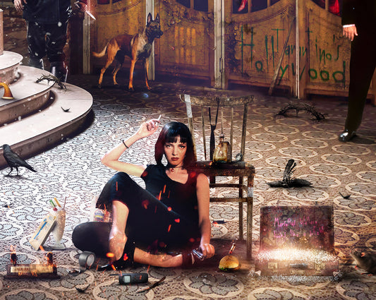 Tarantino's Hollywood ORIGINAL by Mark Davies-Original Art-The Acorn Gallery, Pocklington