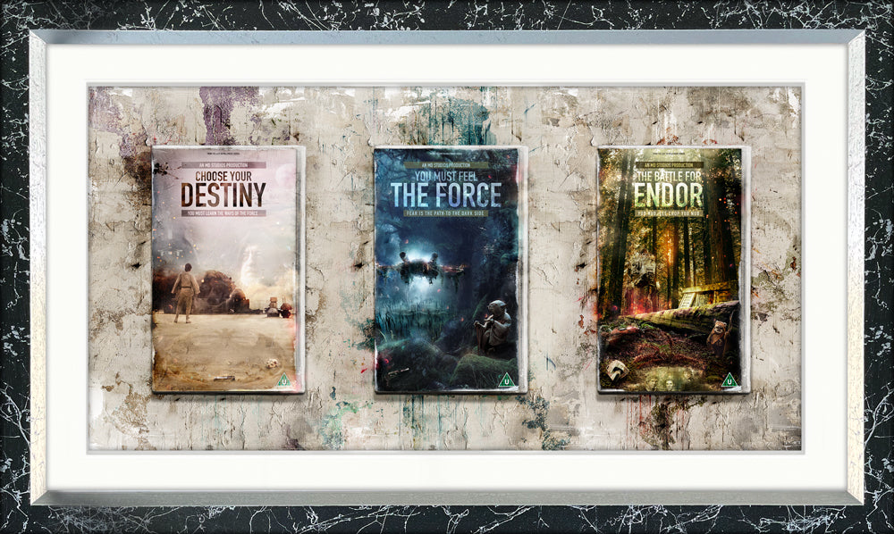 Mark Davies The Trilogy VHS Box Set Star Wars - The Acorn Gallery, Pocklington