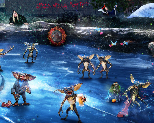 Mark Davies There's Trouble Brewin! Gremlins - The Acorn Gallery, Pocklington