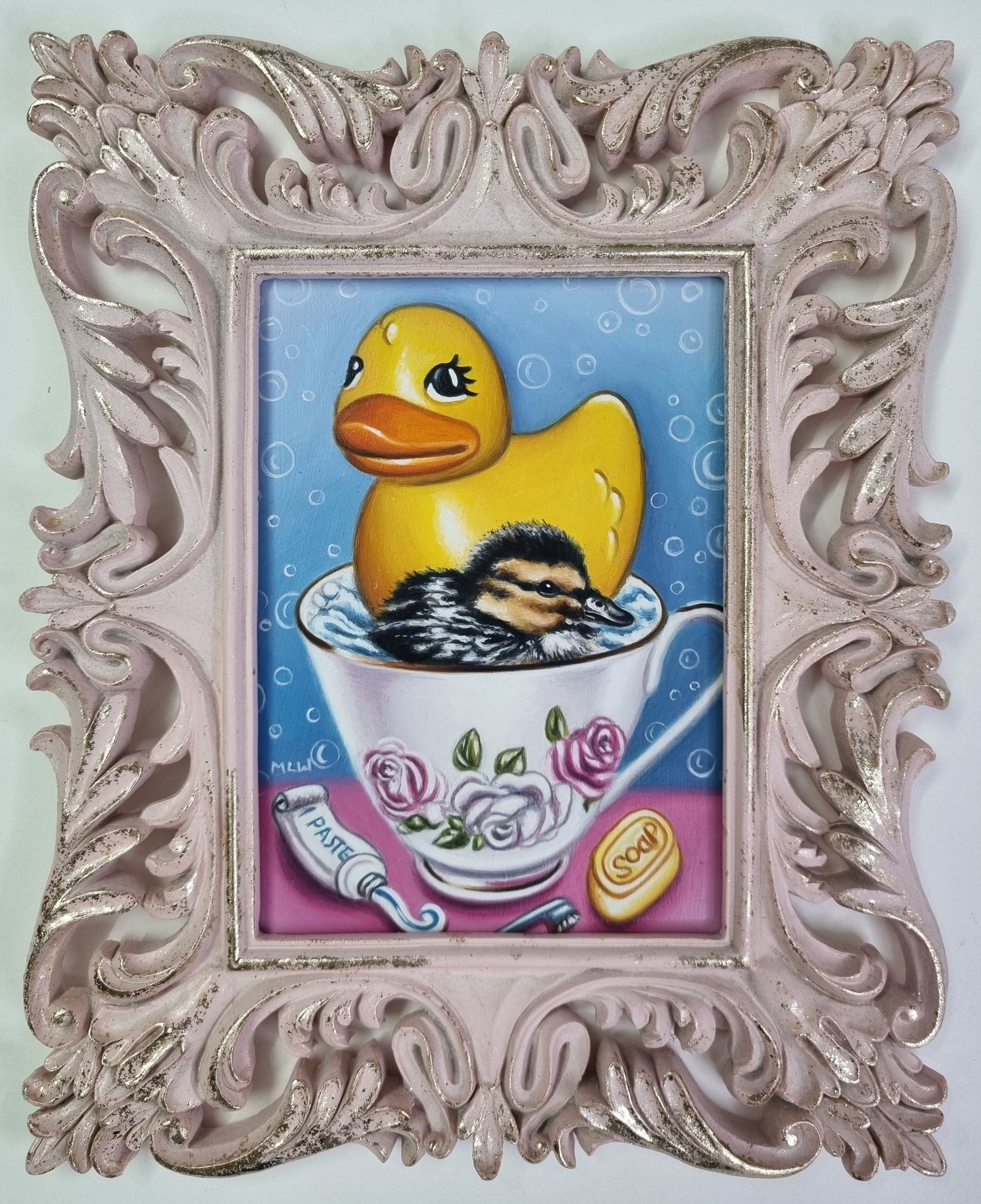 Marie Louise Wrightson Bath Before Bedtime Original The Acorn Gallery, Pocklington