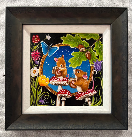 Marie Louise Wrightson Little Acorns Original - The Acorn Gallery, Pocklington