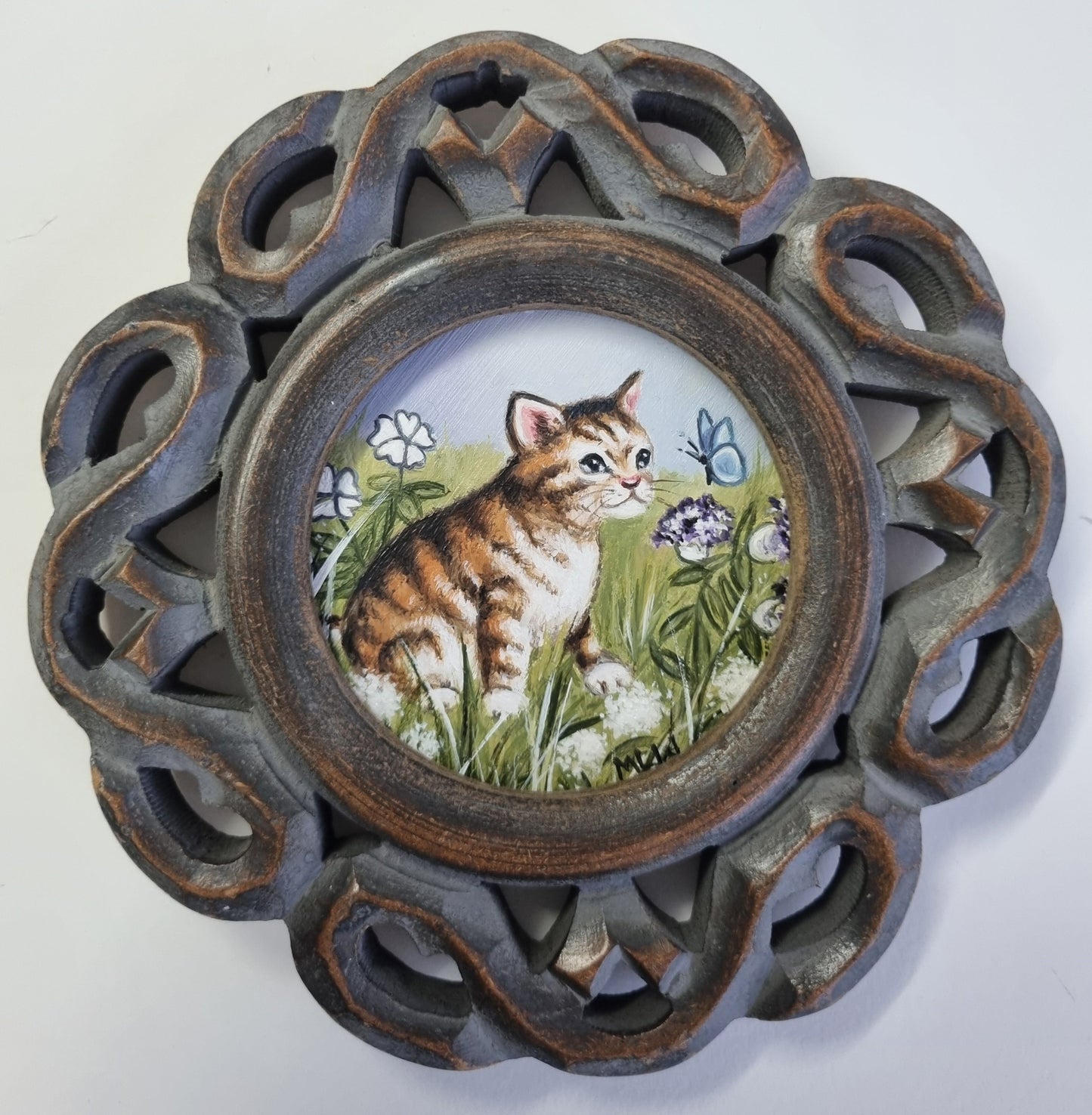 Marie Louise Wrightson The Little Kitten - The Acorn Gallery, Pocklington