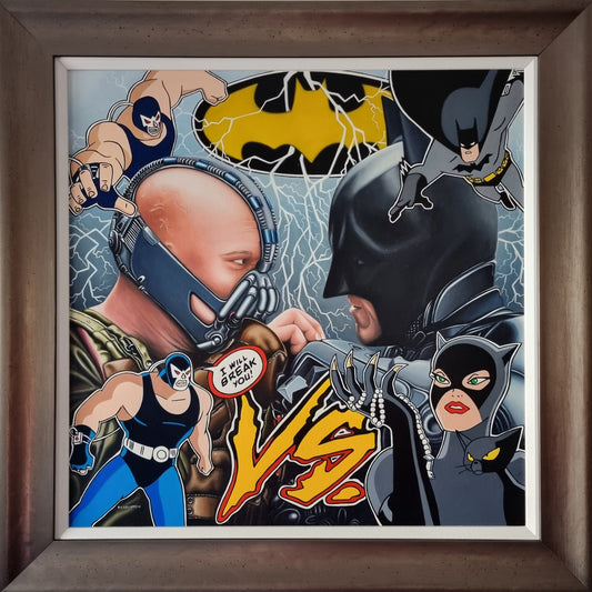 Marie Louise Wrightson Bane And Batman ORIGINAL - The Acorn Gallery, Pocklington