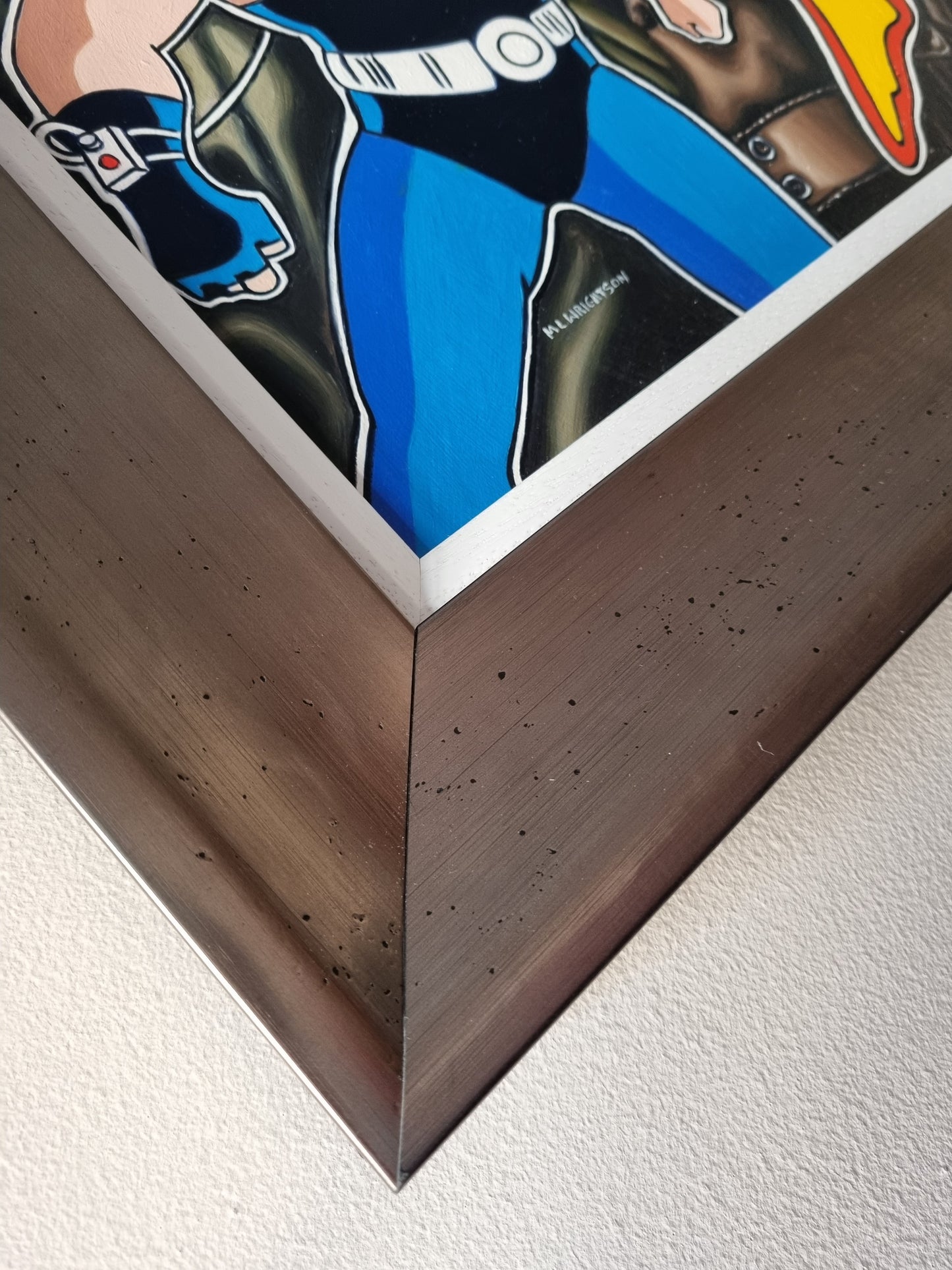 Marie Louise Wrightson Bane And Batman ORIGINAL - The Acorn Gallery, Pocklington