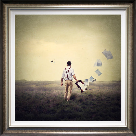 Limited edition signed print Leaving The 9 To 5 Behind by Michelle Mackie with Certificate of Authenticity