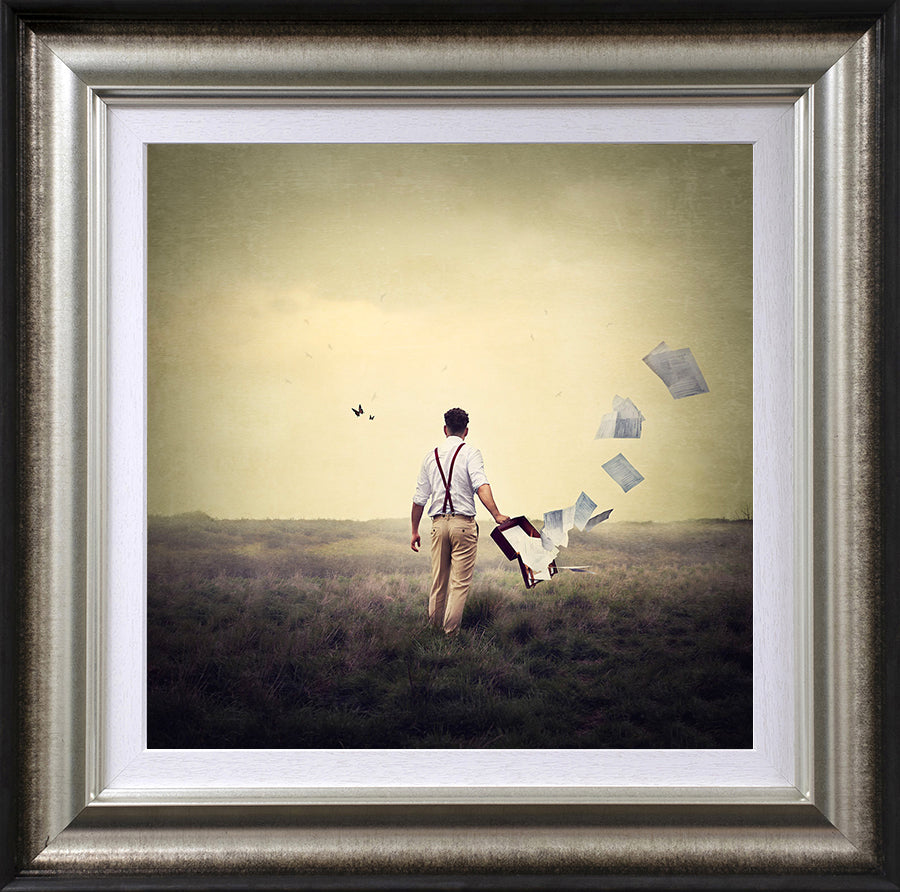 Leaving The 9 To 5 Behind artwork by Michelle Mackie signed limited edition print with certificate of authenticity
