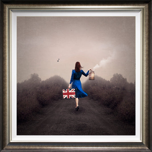Moving On Again painting by Michelle Mackie, signed limited edition print with certificate of authenticity