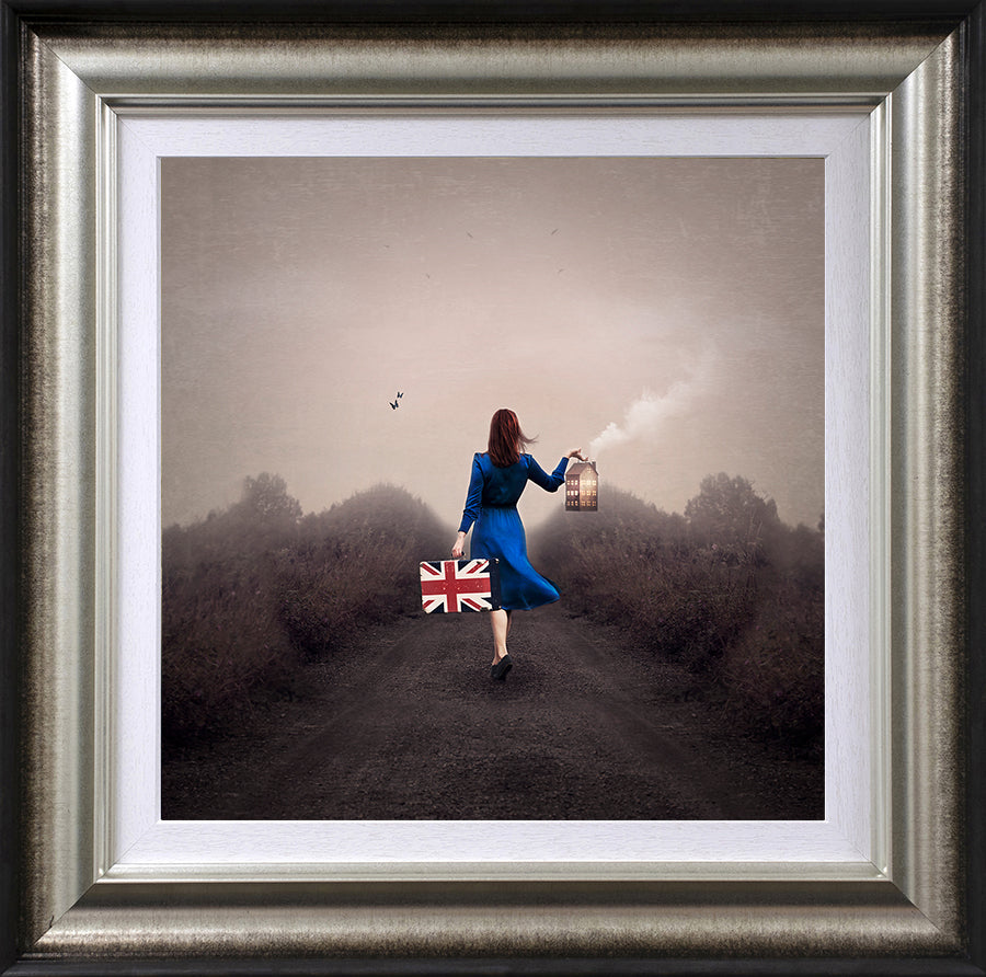 Moving On Again by Michelle Mackie limited edition signed print with certificate and inspirational quote