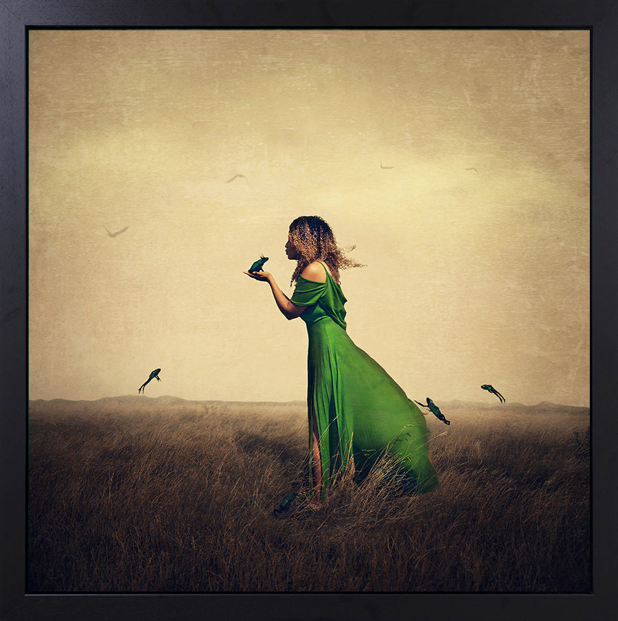 Michelle Mackie We All Need To Kiss A Few Frogs Original - The Acorn Gallery, Pocklington