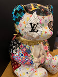Louis Vuitton Bear ORIGINAL Sculpture by Naor *SOLD*