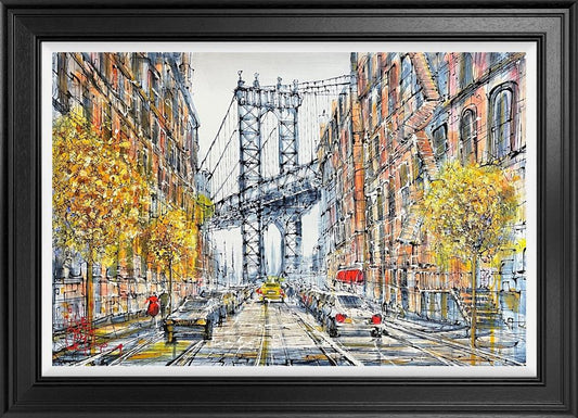 Nigel Cooke Manhattan Morning Hand Embellished Limited Edition Print - The Acorn Gallery, Pocklington