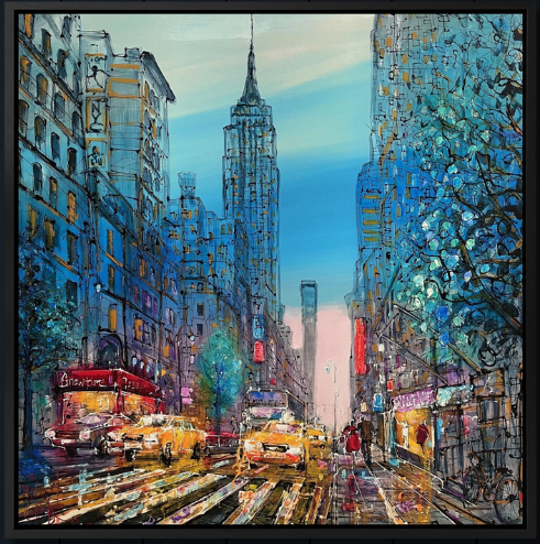 Nigel Cooke The Big Apple Deluxe Canvas The Acorn Gallery Pocklington