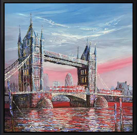 Nigel Cooke The City Of London Deluxe Canvas - The Acorn Gallery, Pocklington