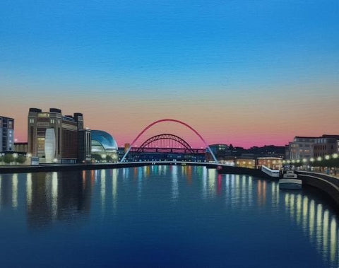 Tyne Reflections ORIGINAL by Neil Dawson *SOLD*