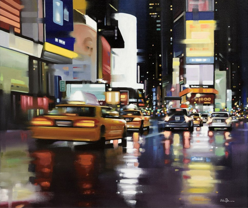 Neil Dawson New York City Motion Paper - The Acorn Gallery, Pocklington