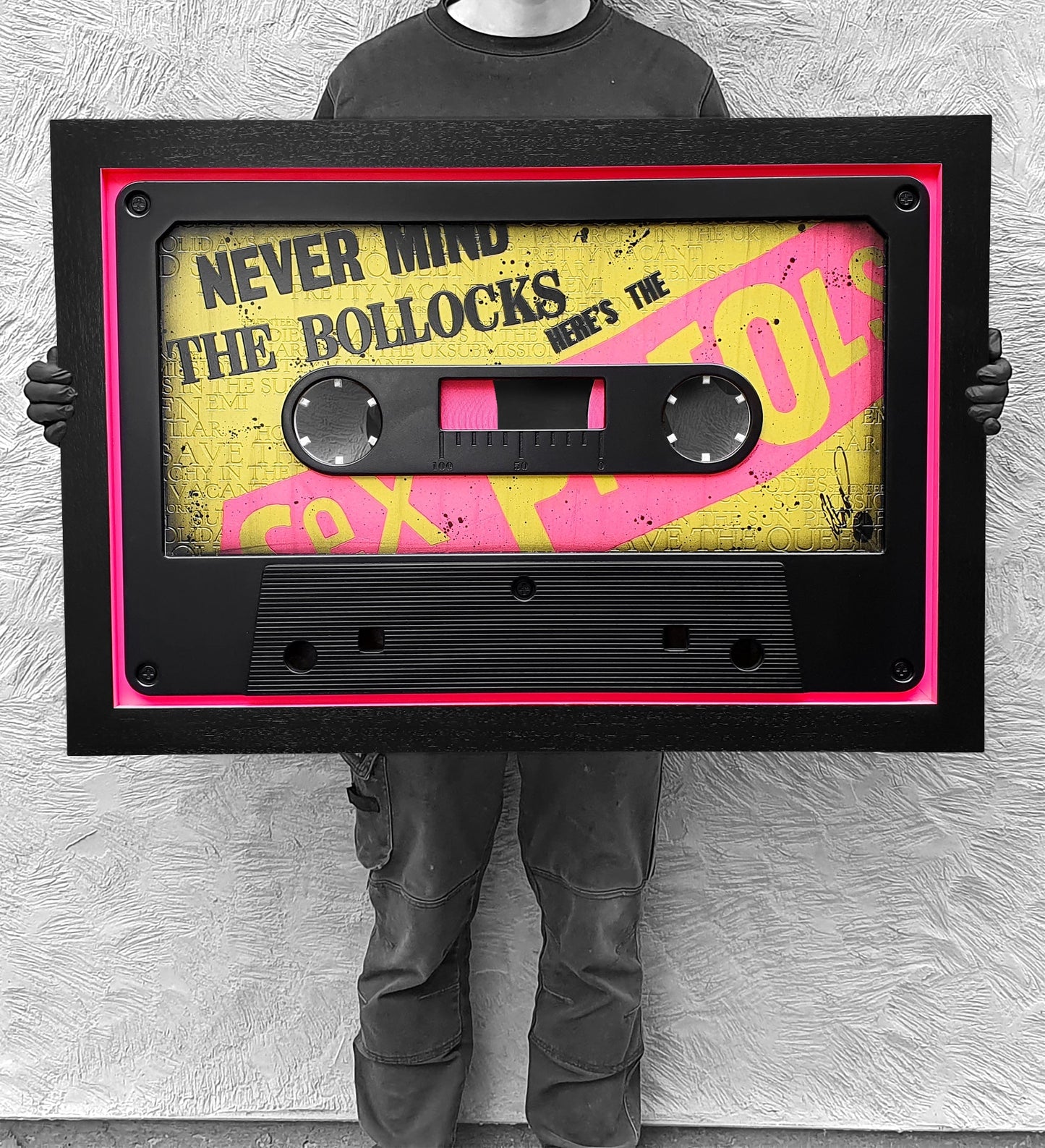 Rob Bishop Never Mind The Bollocks Large Cassette - The Acorn Gallery, Pocklington