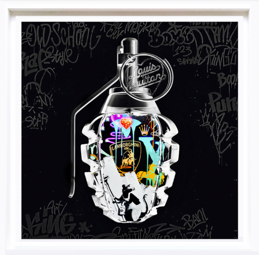 Onelife183 Weapon Of Mass Consumption Framed - The Acorn Gallery, Pocklington