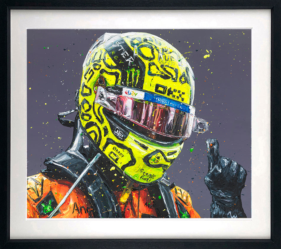 Paul Oz Lando First Win - Miami Paper Print - The Acorn Gallery, Pocklington