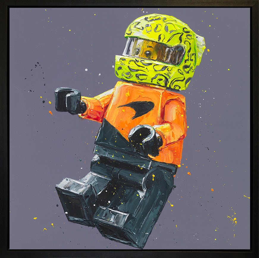 Paul Oz Lego Lando Wall Of Champions Hand Embellished Canvas - The Acorn Gallery, Pocklington