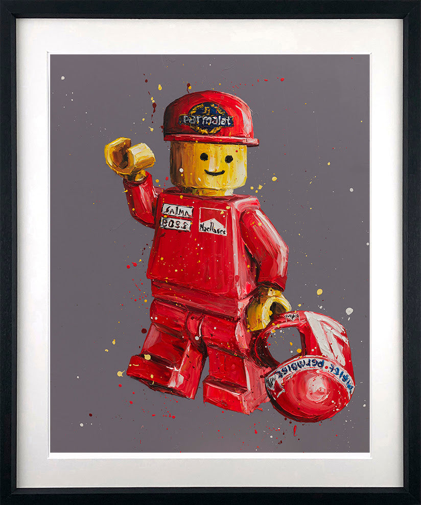 Paul Oz Lego Lauda Paper Print - The Acorn Gallery, Pocklington