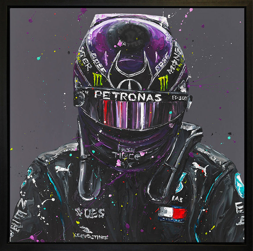 Paul Oz Lewis 2020 Small Hand Embellished Canvas - The Acorn Gallery, Pocklington