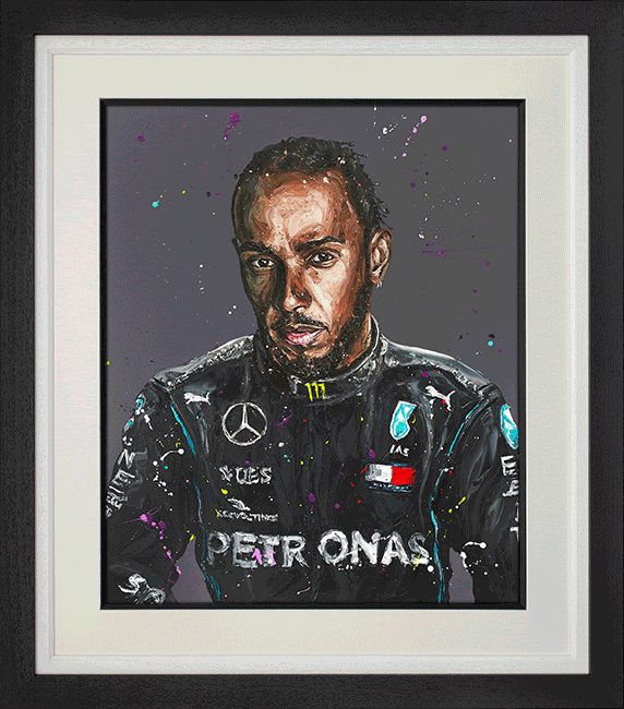 Paul Oz Lewis Seven Times World Champion Lenticular - The Acorn Gallery, Pocklington