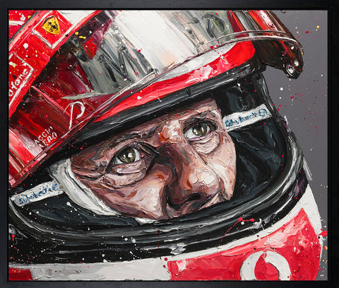 Schumacher 2003 Hand Embellished Canvas by Paul Oz