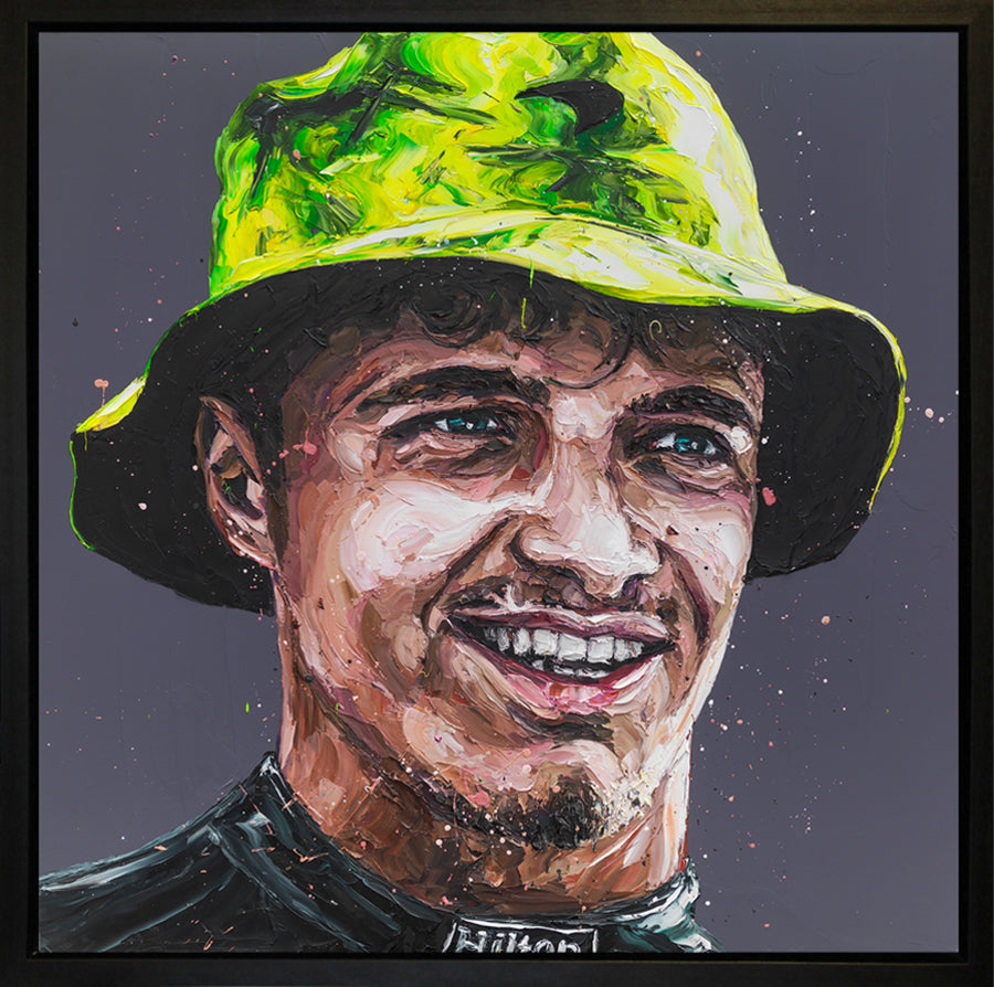 Paul Oz Silverstone Lando Hand Embellished Canvas - The Acorn Gallery, Pocklington