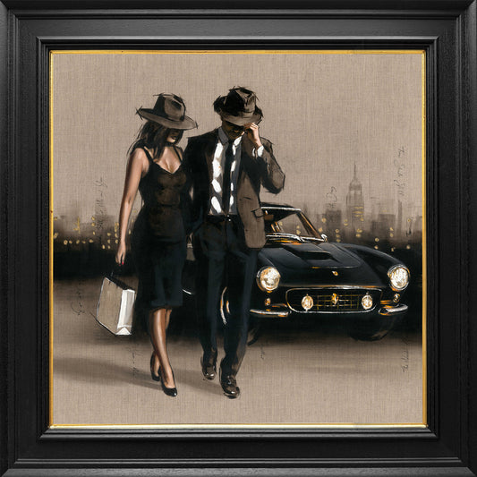 Richard Blunt Day Together Hand Embellished Canvas - The Acorn Gallery, Pocklington