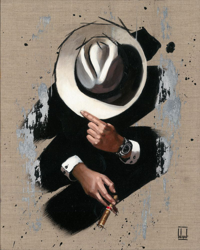 Richard Blunt Inner Wealth Hand Embellished Canvas - The Acorn Gallery, Pocklington