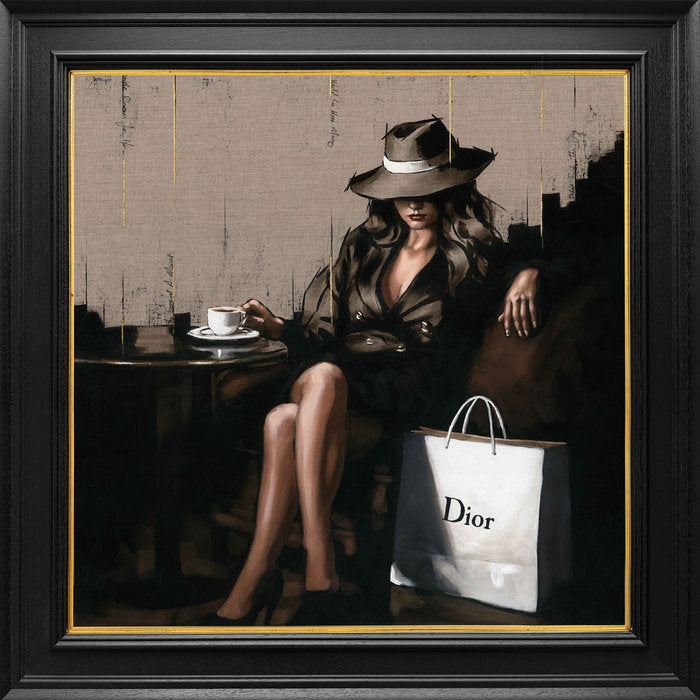 Richard Blunt Simple Pleasures Hand Embellished Canvas Framed - The Acorn Gallery, Pocklington