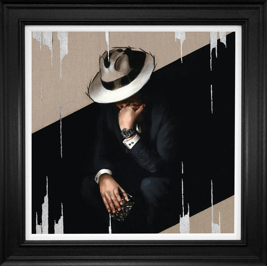 Richard Blunt The Empty Mind Hand Embellished Canvas Framed - The Acorn Gallery, Pocklington