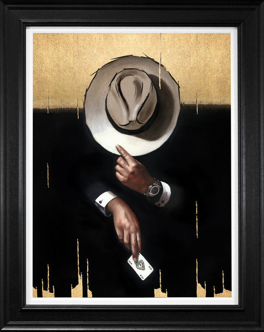 Richard Blunt The Fortune Maker Hand Embellished Canvas Framed - The Acorn Gallery, Pocklington