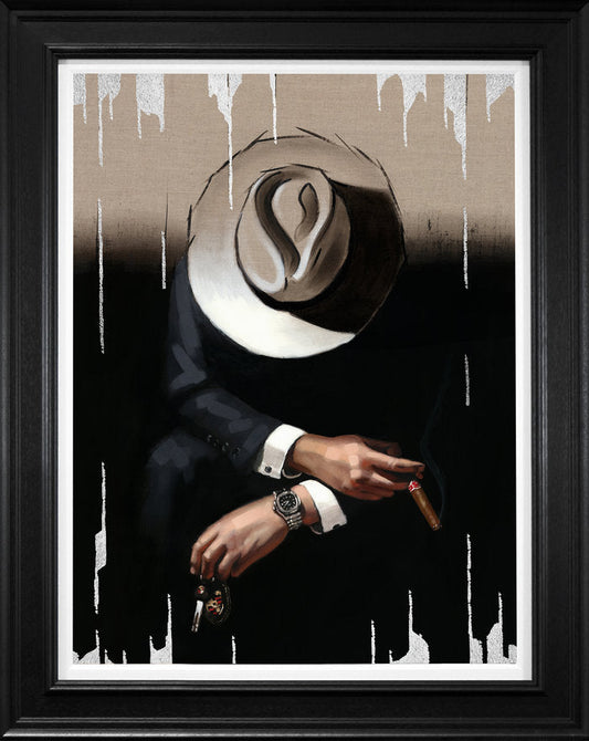 Richard Blunt The Key To Success Hand Embellished Canvas Framed - The Acorn Gallery, Pocklington
