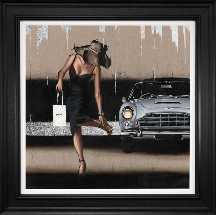 Richard Blunt A Day In The Dream Platinum Canvas - The Acorn Gallery, Pocklington