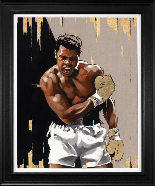 Richard Blunt Golden Gloves Original Framed - The Acorn Gallery, Pocklington
