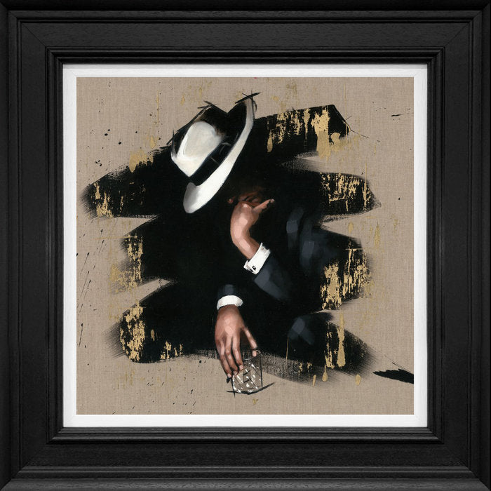 Richard Blunt The Silent Mind Hand Embellished Canvas Framed - The Acorn Gallery, Pocklington