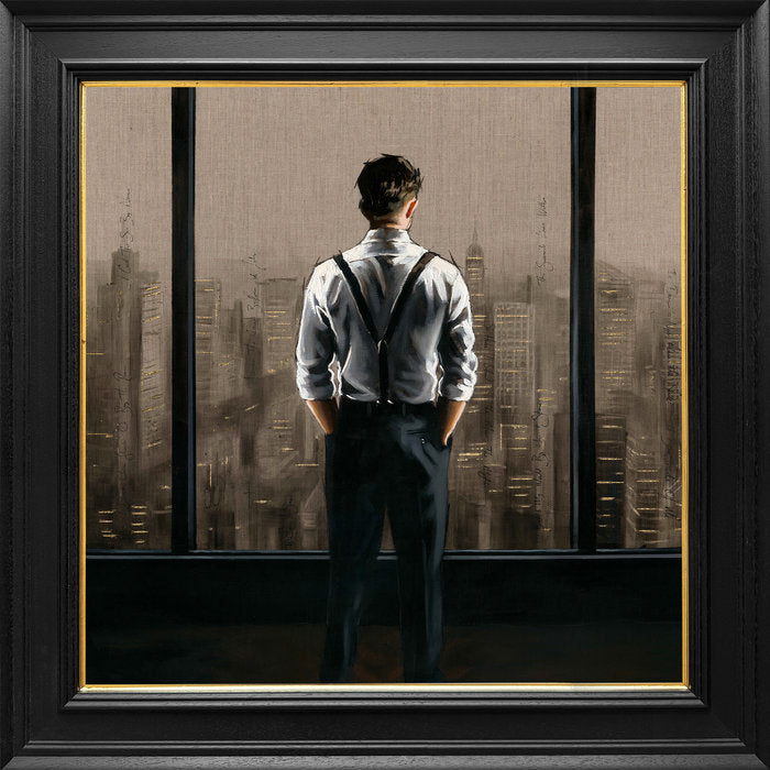 Richard Blunt The Summit Hand Embellished Canvas - The Acorn Gallery, Pocklington