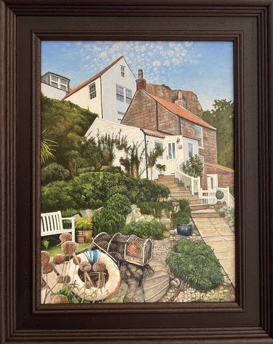 Runswick Bay Cottages ORIGINAL by Suzanne Cartwright