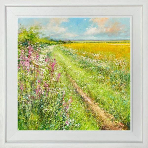 The Spring Blossom Canvas limited edition print by Steven McLoughlin, hand-signed giclee on canvas board, 24x24 inches.