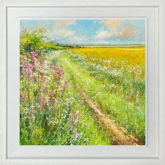 The Spring Blossom Canvas limited edition print by Steven McLoughlin, hand-signed giclee on canvas board, 24x24 inches.