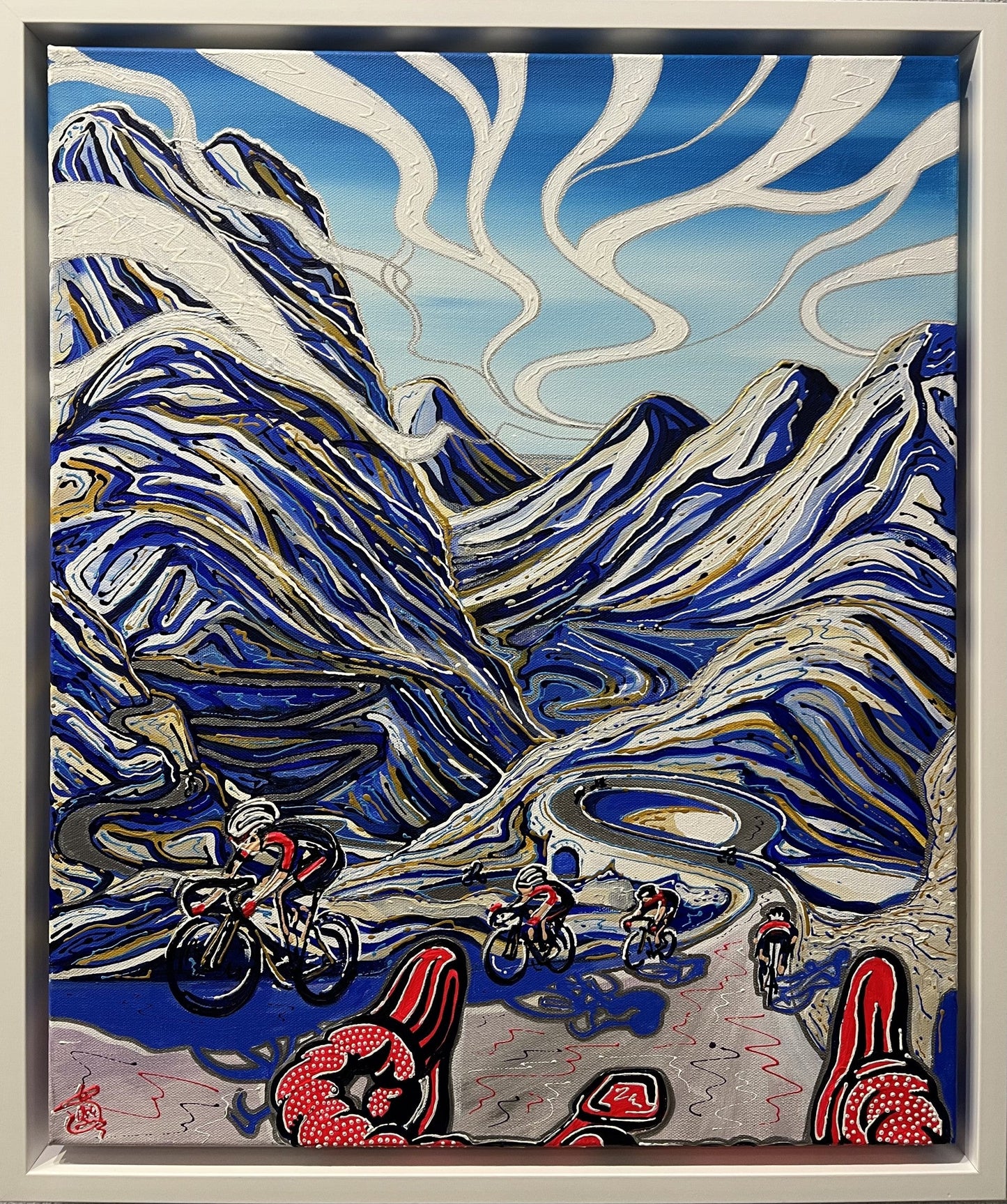 Stuart Storey Winter Training at Sa Colobra ORIGINAL - The Acorn Gallery, Pocklington