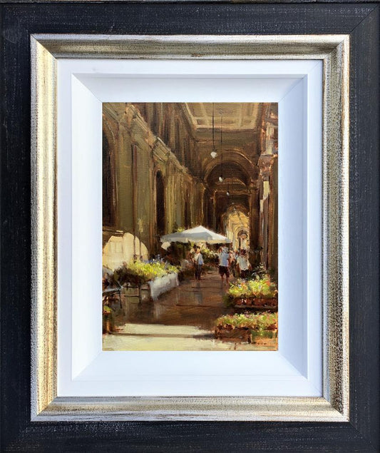 Arches In Florence is a beautiful original painting by Tony Hinchliffe available at The Acorn Gallery, Pocklington. Shop online or call us for more details. Telephone 01759 307652.