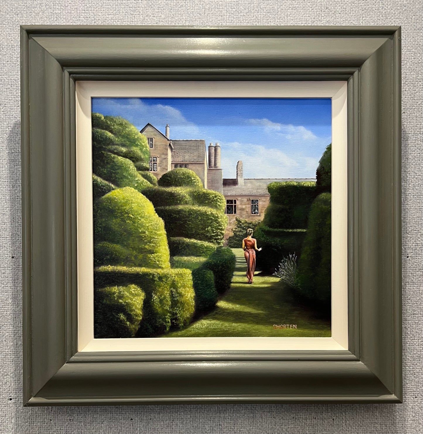 Tim Shorten Garden Of Dreams Original Painting - The Acorn Gallery, Pocklington
