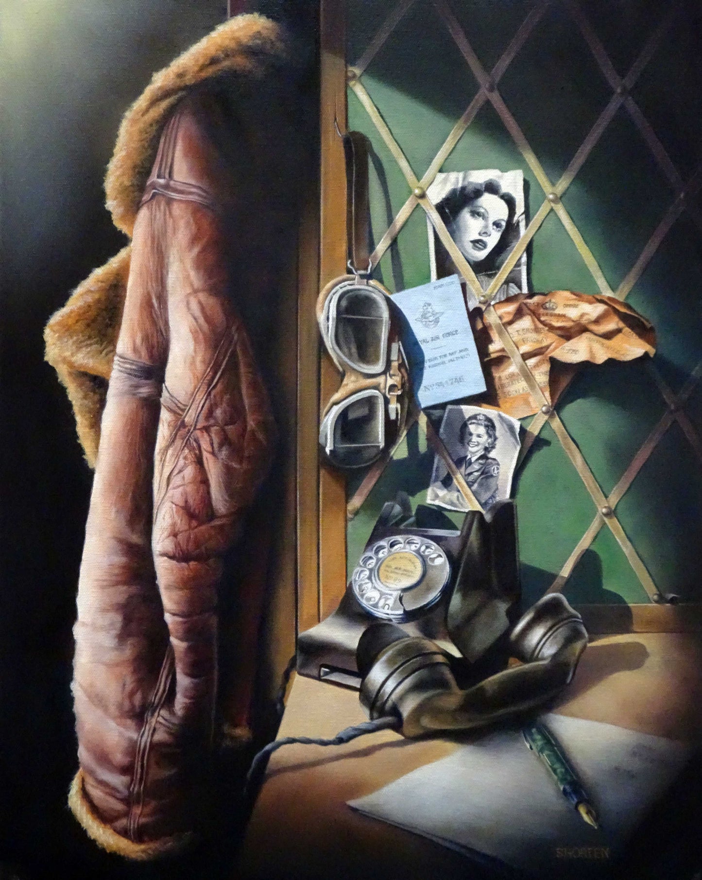 Gorgeous Tim Shorten original painting The Shadow of Your Smile available at The Acorn Gallery. FREE UK Delivery. Buy Online. Prints are available Call 01759 307652.