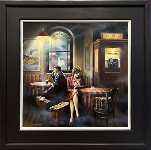 Stunning Tim Shorten original Passing Strangers painting available from The Acorn Gallery, Pocklington. FREE UK Delivery. Visit us or Buy Online. Call 01759 307652.