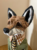 Fox Bust ORIGINAL Sculpture by Louise Brown *SOLD*