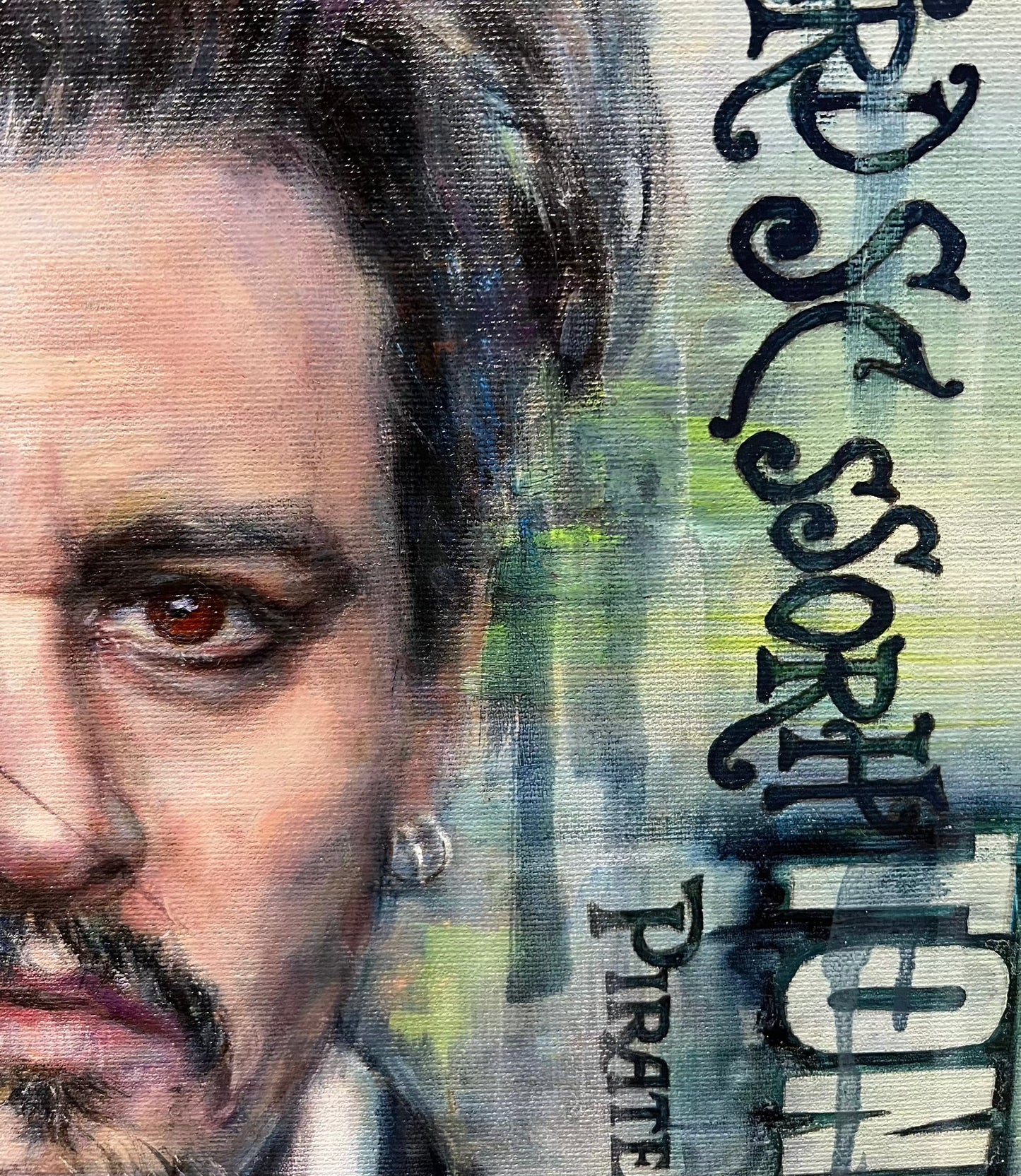Ieva Baranovska Johnny Depp Original - The Acorn Gallery, Pocklington